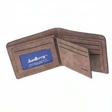 1 件定制雕刻图片钱包，个性化男士钱包，咖啡色定制人造皮革钱包，定制照片和文字 PU 皮革钱包，个性化父亲节礼物，男士雕刻皮革，钱包，爸爸钱包，周年纪念礼物 - 深啡色 - 查看 10