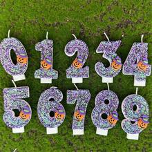 Nến sinh nhật hình đầu bí ngô 3D lấp lánh & nhiều màu sắc, trang trí tiệc, kỷ niệm, trang trí bánh sinh nhật, giáng sinh - Nhiều màu - Xem 9