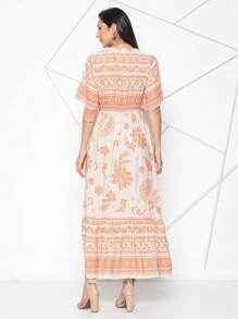 Women Dresses - Beige - View 5