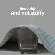 6 包大号 20 英寸 x 11 英寸超柔软吸水婴儿拍嗝巾 - 白色/粉色/深绿色