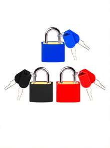 1/2/3/4/5/10/15/20pcs Mini Colorful Luggage Locks With Keys, Metal Padlock Suitable For Suitcase, Travel Bag, School, Gym, Classroom, Pairing Games, Backpack And More - Multicolor - View 4