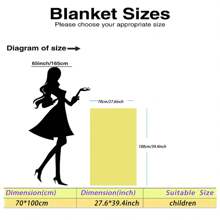 1pc Khaki Teddy Bear Blanket, Fluffy Plush Throw Blanket As Birthday Gift, Soft Cozy Bed Blanket Suitable For Picnic, Camping, And Bedroom