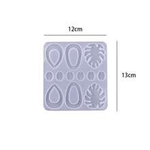 1pc Jewelry Resin Mold, Epoxy Resin Earring Mold Casting Tray With Holes For DIY Pendant Earring Necklace Keychain Making - Multicolor - View 10