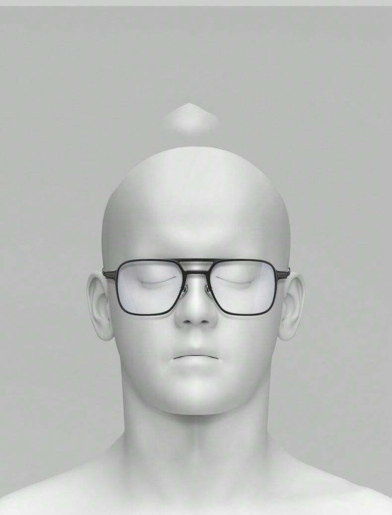 UltraLight Pure Titanium 3In1 Detachable Eyeglasses For Men