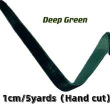 5 Iarde Rotolo di nastro in velluto di alta qualità da 1 cm di larghezza, morbido e lussuoso, perfetto per confezioni regalo, cucito, decorazioni, matrimoni