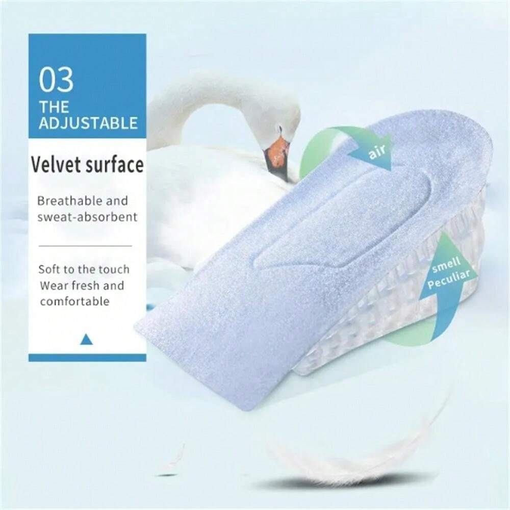 3CM Altezze - Solette Met&agrave; Altezza Aumentato Per Donna Uomo, Invisibile