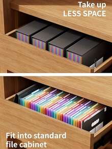 Free Shipping File Jackets & File Pockets - Black2 - View 6