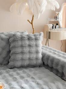 1pc sofá macio slipcover capa de sofá, conforto capa de sofá de pelúcia protetor de móveis para quarto escritório sala de estar decoração de casa