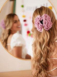 1 chiếc kẹp tóc hình hoa hồng 3D bằng vải, thanh lịch và duyên dáng cho trang phục hàng ngày hoặc ngoài trời, kẹp tóc hình hoa cho ngày Valentine, kẹp hàm tóc, kẹp cài tóc, kẹp càng cua, phụ kiện tóc mùa thu đông cho nữ, trang phục đi nghỉ mát, trang phục mùa hè. - Nhiều màu - Xem 9