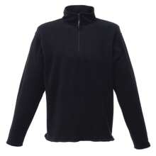 Regatta Mens Micro Zip Neck Fleece Top (Black) - Black - View 1