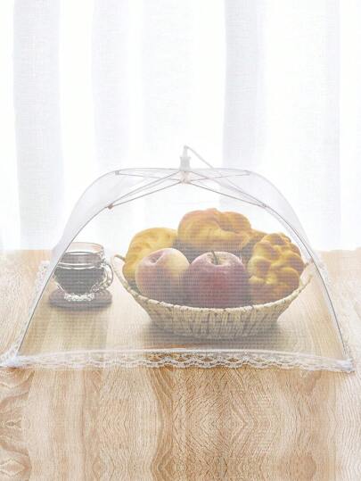 1 Piece Of Mesh Food Cover, Outdoor Food Cover, Picnic Accessories, Can Be Used For Barbecue And Party Food Tents, Fruit Cover, Insect Protection
