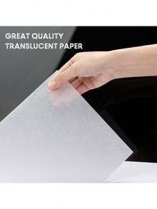 Transfer Paper Tracing Paper For Drawing Trace Paper 200 Sheets White Translucent Tracing Paper On Artist Lettering Sketch Drawing For Pencil Ink Markers A4 Size 6.9 X 9.7 Inch - Multicolor - View 8