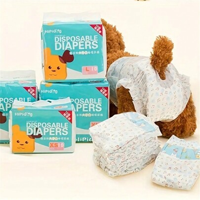 Leak-Proof Dog Diapers, One-Time Use Physiological Pants For Male & Female Dogs, Pet Supplies