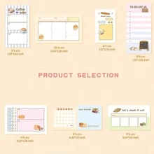 100-Sheet Kawaii Memo Pad: Cute Office Stationery Notepad - Colourful - View 3