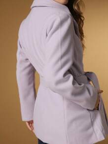 Women Coats - Màu tím hoa cà - Xem 2