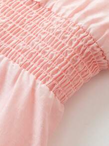 mini bala Teenager Mädchen Sommer Kleid mit Ballonärmel