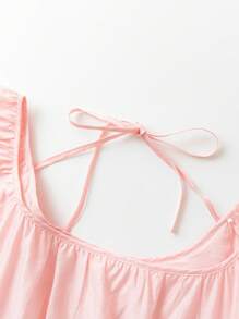 mini bala Teenager Mädchen Sommer Kleid mit Ballonärmel