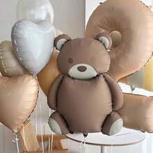 4pcs Matte Finish Bear Forest/Farm Zoo Theme Birthday Party Decorations - Multicolor - View 4