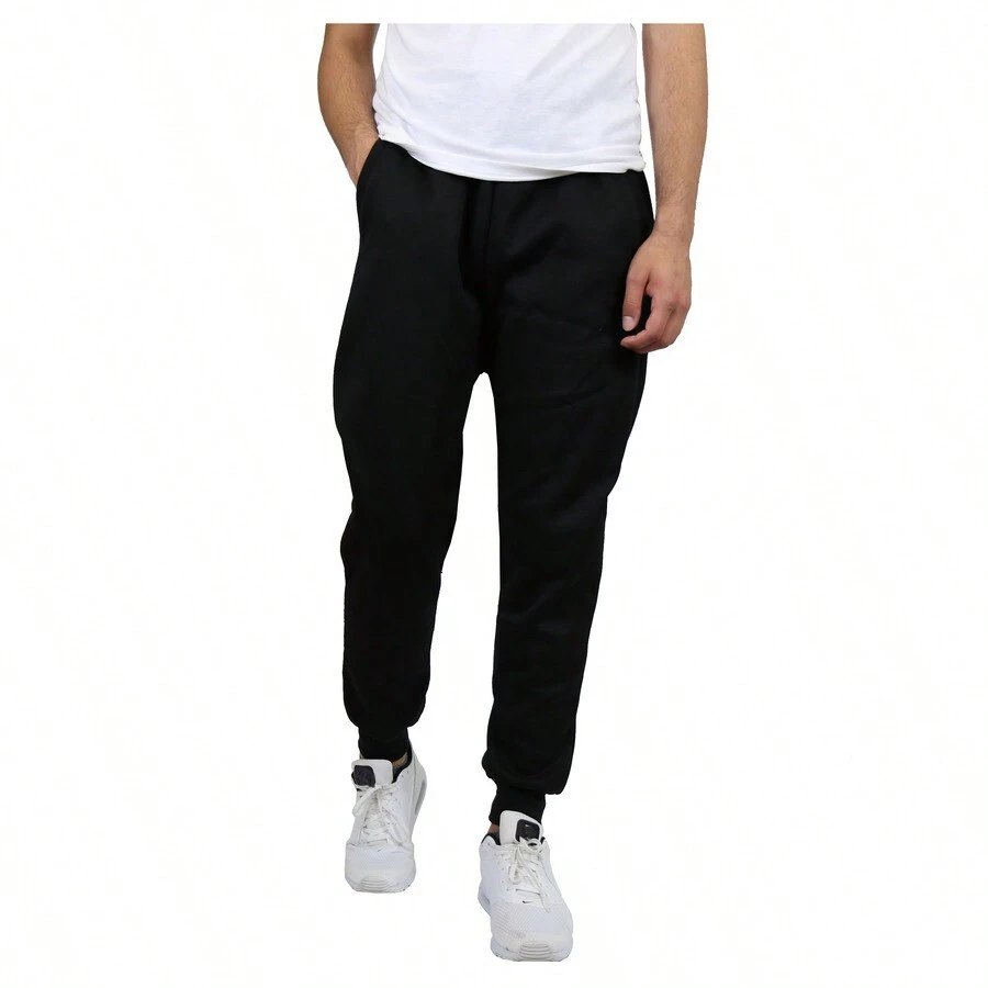 Men's Fleece Jogger (S-2XL) - Black - View 1