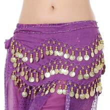 1Pc Thailand/India/Arab Dancer Skirt Women Sexy Belly Dance Hip Scarf Wrap Belt Dancer Skirt Female Show Costumes Sequins Tassels - Multicolor - View 14