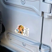 并不是你很优秀贴纸，搞笑贴纸，可爱贴纸，笔记本电脑贴纸，搞笑贴纸，表情包贴纸，汽车复古贴纸 - 彩色 - 查看 8