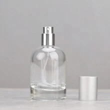 1pc Glass Perfume Dispensing Bottle High End Portable 30ML Large Capacity Spray Bottle High End Pressing Empty Bottle Replacement Dispensing Bottle - Bottle - View 4