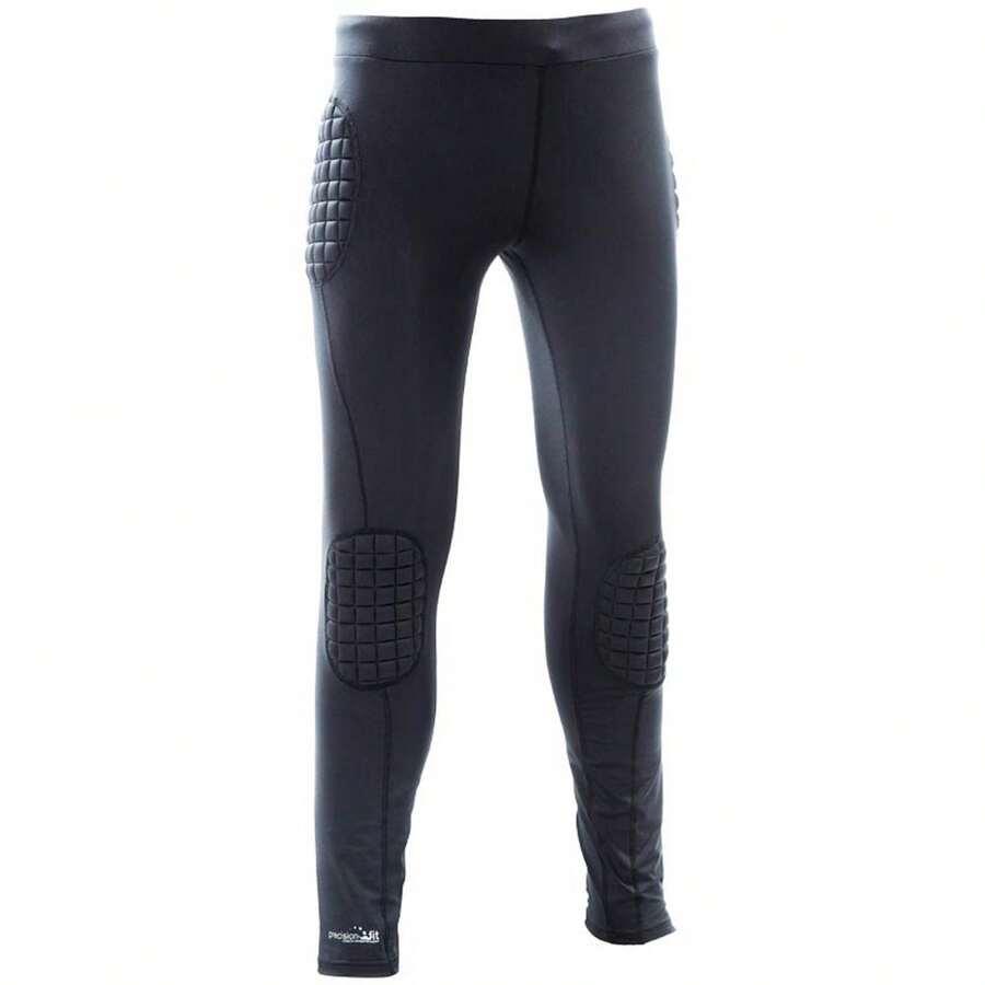 Precision Unisex Adult Goalkeeper Thermal Base Layers (Black/Silver) - Shadow Black - View 1