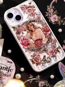 10 Stücke florale runde Rahmen Aufkleber für Scrapbooking - Verschiedenfarbig - Übersicht 7