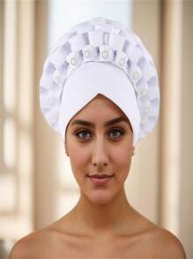 1pc New Muslim Hat Adjustable Multi-Layer Turban Cap For Wedding Party, African Style - Multicolor - View 12