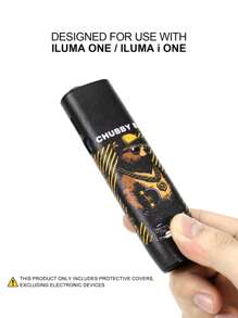 1 件适用于 IQOS ILUMA ONE 防摔保护套适用于 Iqos Iluma I One 保护套用于装饰时尚配饰表面动物印花 PU 皮革礼物，全面保护，减震，防滑 - 1PC - 查看 7