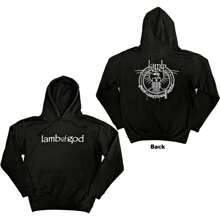 Lamb Of God | Official Band Hoodie | Skeleton Eagle (Back Print) - 48-Hour Fast Shipping!  - Black - View 1