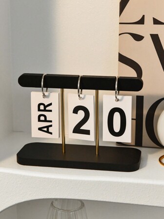 Nordic Minimalist And Creative Page Turning Calendar, Desk Calendar Decoration, Home Living Room Dining Table, Coffee Table, Office Desk Decoration Best Gifts Birthday Graduation