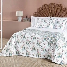 Valley Bedspread SINGLE + 1 Pillow Holder Matelada Velvety Touch - Maggie - Xem 2