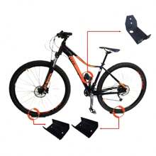 Suporte de Parede Para Bicicleta UNIVERSAL PEDAL Com Furo Para Cadeado