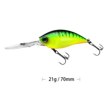 Topline Tackle 2pcs 15.5g/21g Crankbait Fishing Lure Artificial Hard Baits Jerkbait Wobbler Fishing Tackle Saltwater Long Tongue Crank Bait