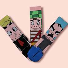 Set de 3 Pares de Calcetas CHAVO QUIKO RON DAMON - Multicolor - Ver 2