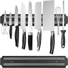 Multipurpose Magnetic Knife Rack(15 Inch X Set Of 2) Magnetic Knife Storage Strip, Knife Holder, Knife Rack, Knife Strip, Kitchen Utensil Holder, Tool Holder