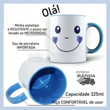 Caneca xicara porcelana Lisboa bonde Portugal 24