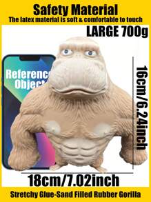 Christmas Decoration 1pc Creative Toys Pressure Gorillas Toys, Creative And Funny Toys, Funny And Angry Monkey Muscles,Toys,Monkey,Toy