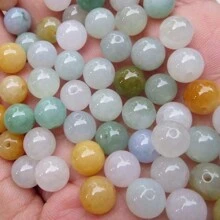 50pc4-13mm Fashion AAAAA Natural Jade Round Beads, Crystal Jade Pine Beads, Handmade DIY Women's Bracelets And Accessories - Pine Beads Allow Creative Freedom To Create Unique Accessories Key Buckle Jewelry Accessories, Women's Holiday Gifts.