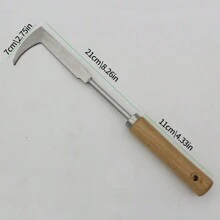 1pc L-Shaped Manual Weeding Tool, Gardening Puller, Handheld Weeding Tool For Agriculture And Bonsai
