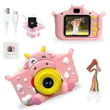 PoddyPony New Style Toys Digital Kids Camera For 3-12 Year Old Boys Girls , Children Digital Video Camcorder Camera With Soft Silicone Cover, Best Christmas Birthday Festival Gift For Kids - 32G SD Card Included - Multicolor - View 15