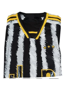 Juve Jersey playera - Negro - Ver 1