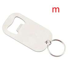 1pc/2pcs Multi-Functional Keychain Bottle Opener, Gift For Father - Silver - View 7