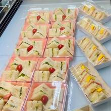 50pcs Paper Charcuterie Boxes With Clear Secure Lids, Square Dessert Containers Pink Bakery Boxes For Strawberries, Cookies, Cake Slice, Brownies And Cinnamon Rolls, Kitchen Accessories Baking Supplies Kitchen Organization And Storage,