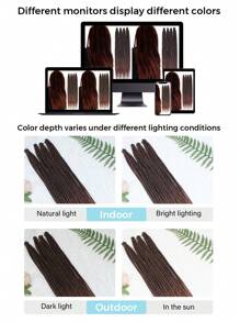 24 In Dreadlock Extensions Synthetic Single Ended Dreads Extensions Hippie Style Fake Dreads 10 Strands SE Crochet Thin 0.6cm Width Dreadlocks Extensions For White Woman - Dark Brown - View 9