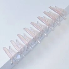 Libeauty 8 Pairs Of Eyelash Lift Shields, High Viscosity,Self-Adhesive, Stick To Skin Without Glue, Super Elastic, Reusable After Cleaning, Suitable For All Lengths Of Eyelashes, Soft And Long Malleable, Fast Upper Hand, Suitable For Salon And Diy