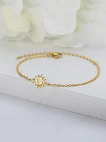 太陽裝飾手環 - 金黃色 - 查看 5