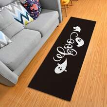 1pc Halloween Ghost Runner Carpet, Kitchen Washable Rug, Bathroom Floor Mat, Soft Area Rug For Home Decor - Multicolor - View 6