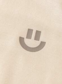 mini bala Unisex Teen Simple Homewear Suit - Khaki - View 3